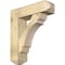 Ekena Millwork Olympic Craftsman Rough Sawn Bracket w/ Offset Brace, Douglas Fir, 8"W x 28"D x 32"H BKT0806X28X32OLY04RDF - alternate 1